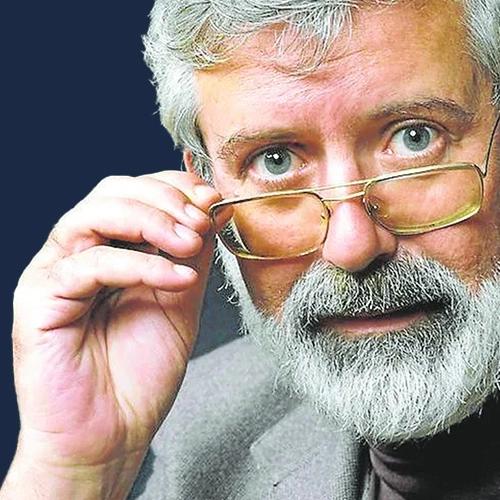 Fotografía del escritor alemán Michael Ende.