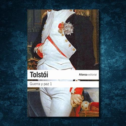 La portada del libro "Guerra y paz 1" de Tolstói