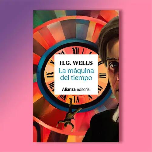 Portada del libro La máquina del tiempo de H. G. Wells