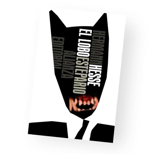 La portada del libro "El lobo estepario" de Hermann Hesse