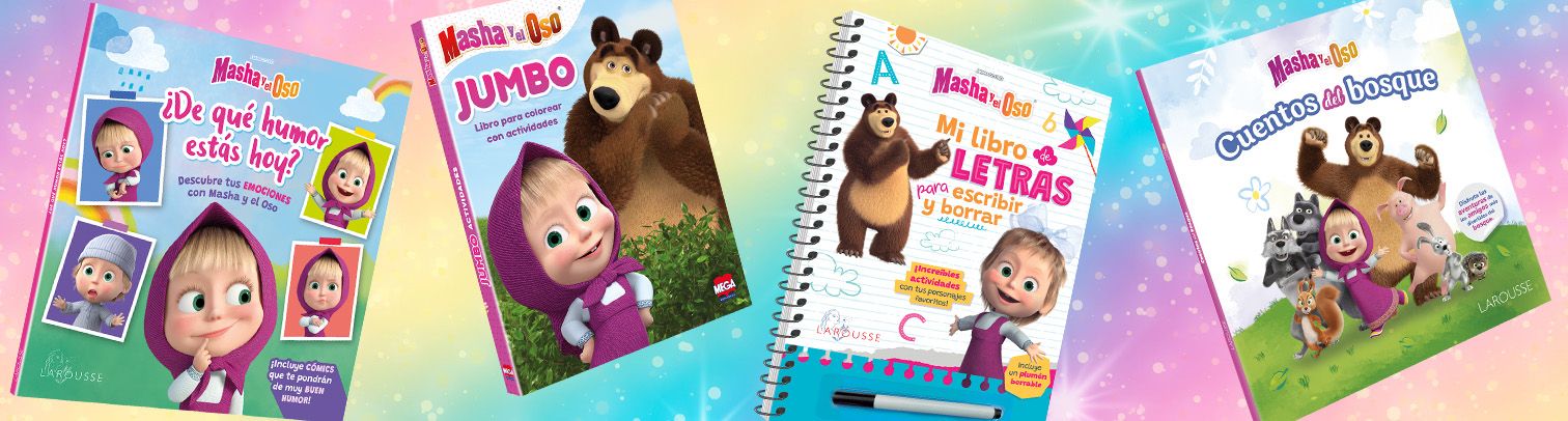 10 libros de Masha y el Oso que tus hijos amarán