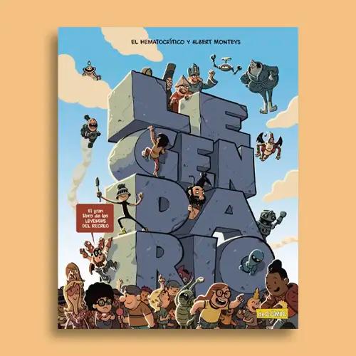 La portada del cómic "Legendario" de El Hematocrítico y Albert Monteys