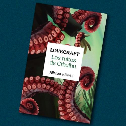 Portada de Los mitos de Cthulhu de H. P. Lovecraft.