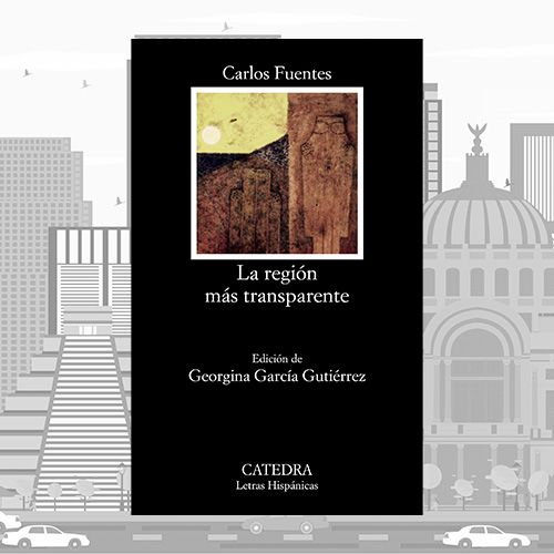 La portada de La región más transparente de Carlos Fuentes.