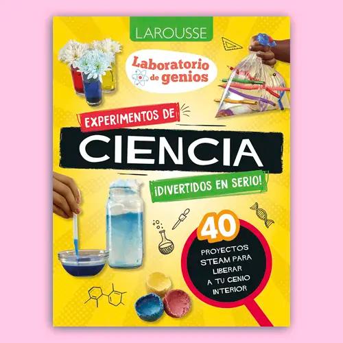 La portada de un libro de "Experimentos de Ciencia: ¡Divertidos en Serio!"