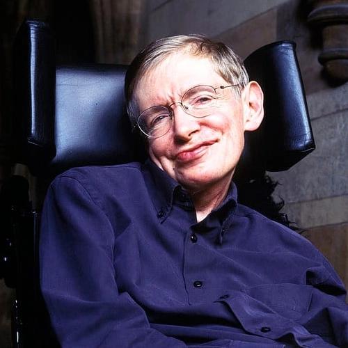 Fotografía del científico y escritor Stephen Hawking.