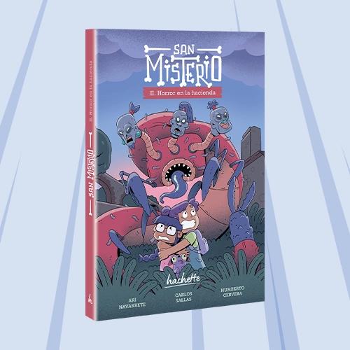 Portada del libro San Misterio Horror en la hacienda.