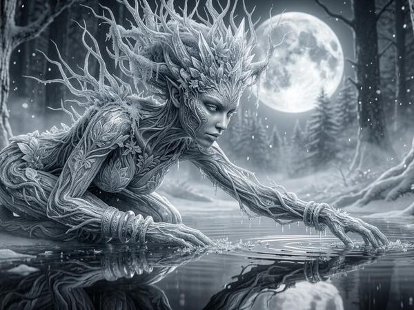 Mystical humans and nature