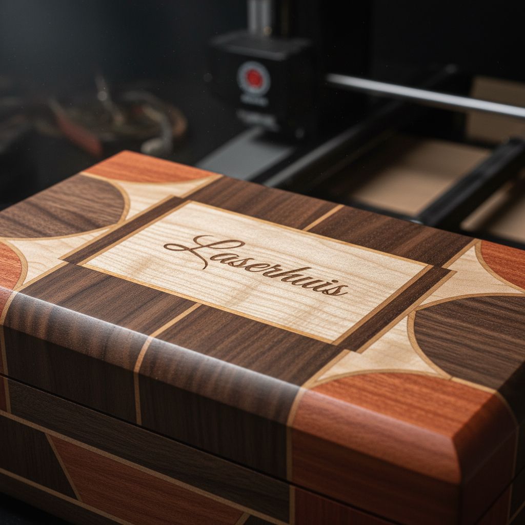 precision inlay jewelry box