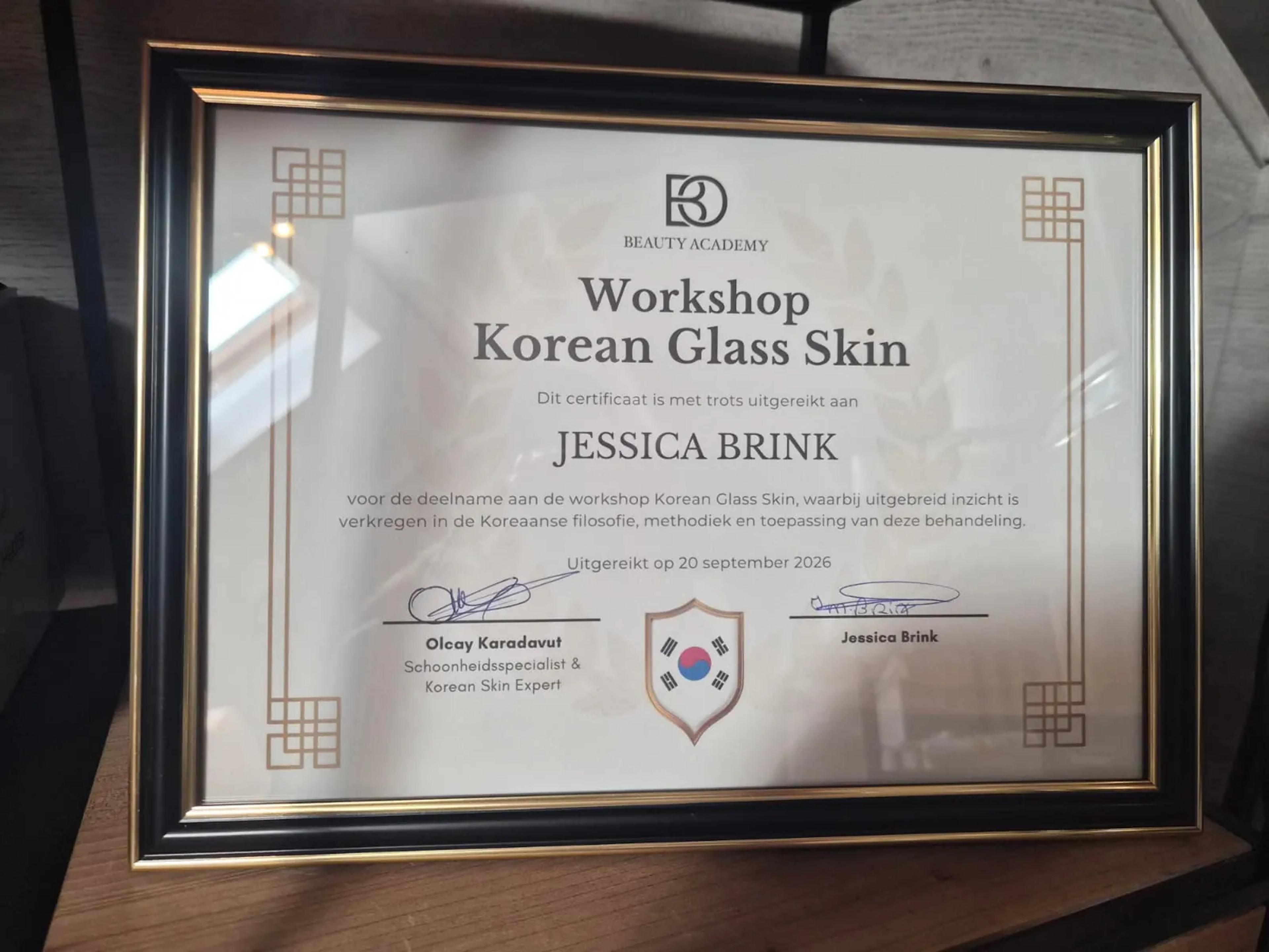 Korean glass skin