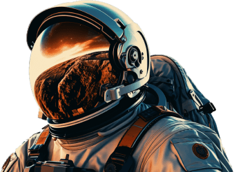 Astronaut in space