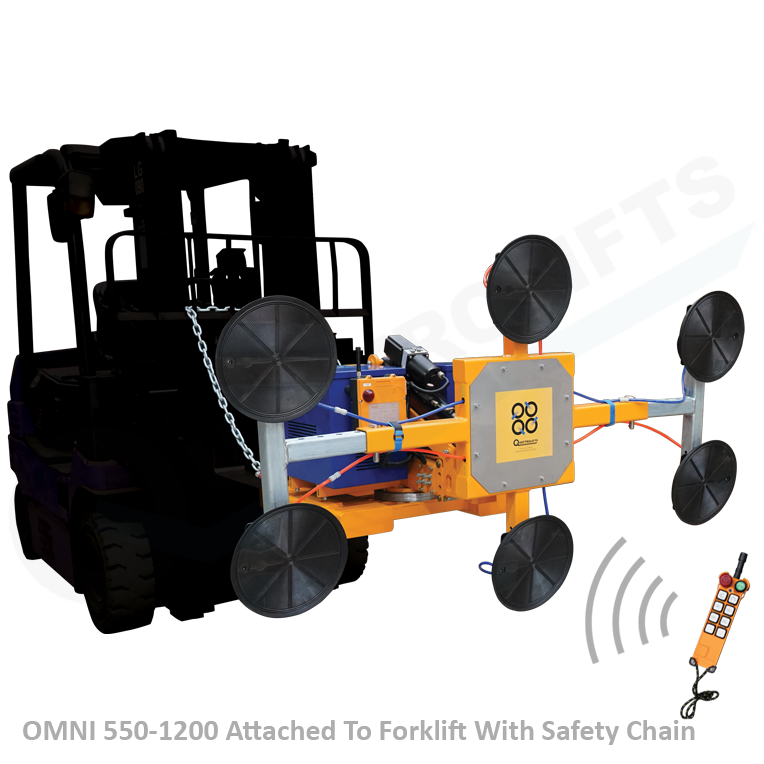 Omni 1200 — 550 kg glass vacuum lifter