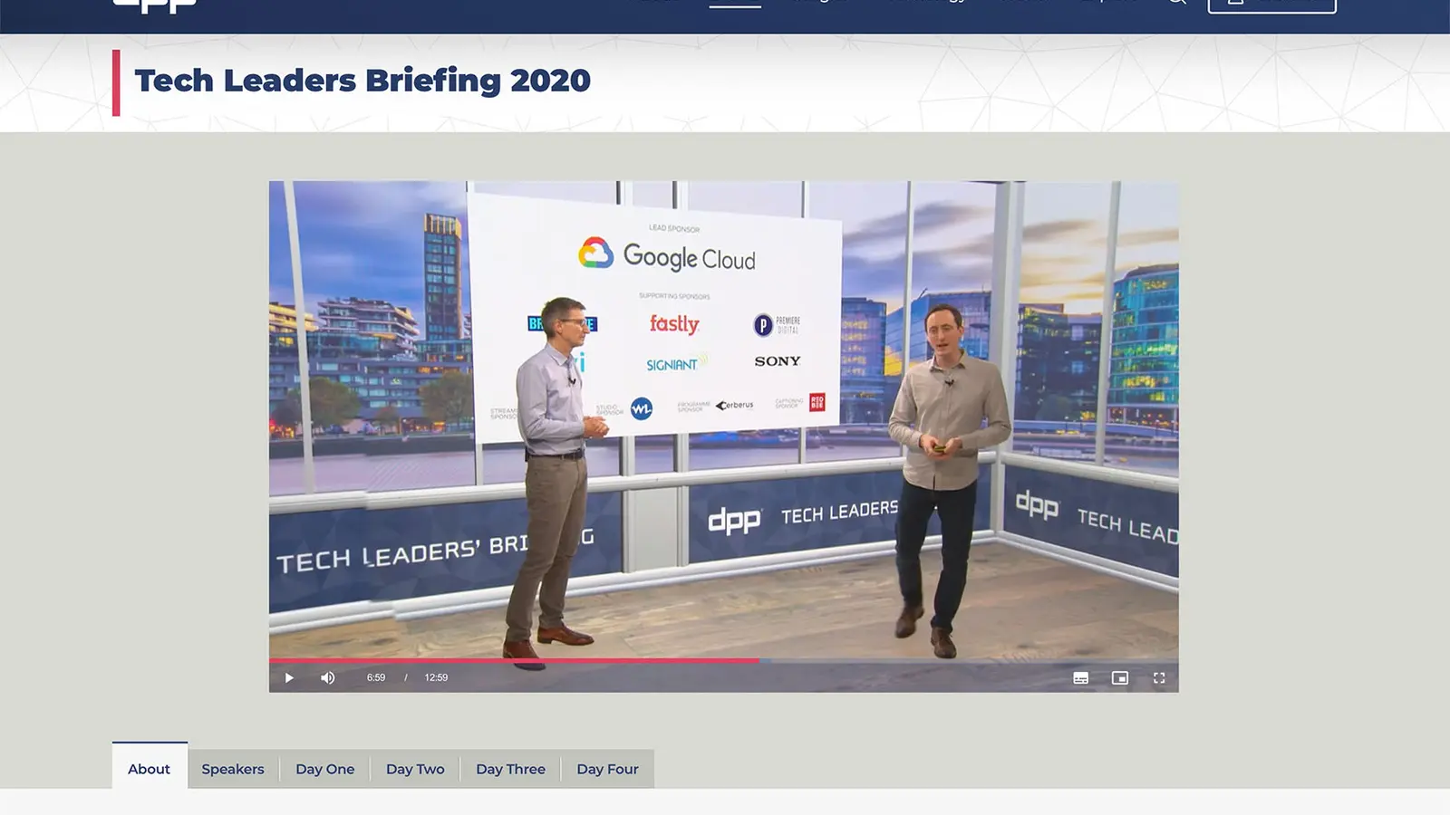 A DPP online event streamed during the pandemic