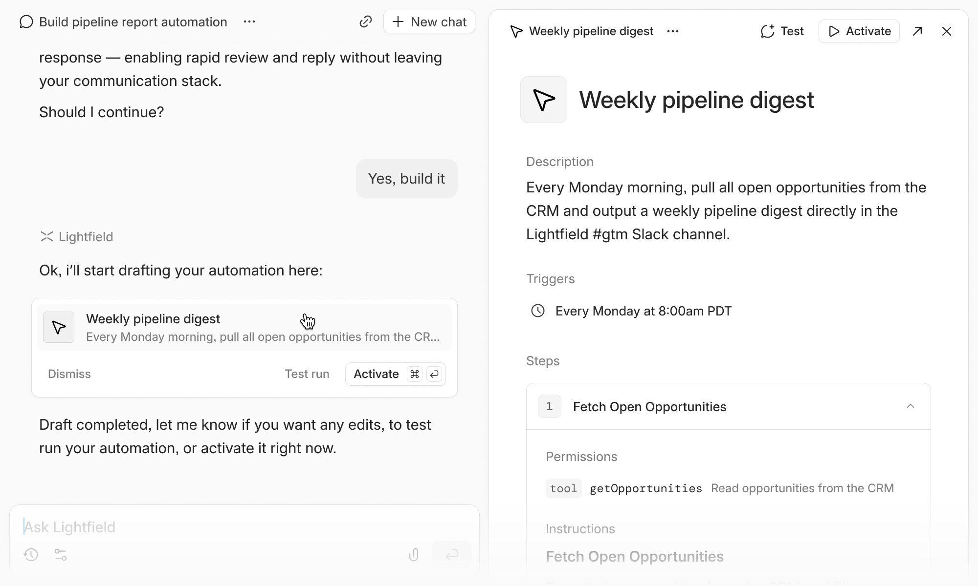 Automations preview