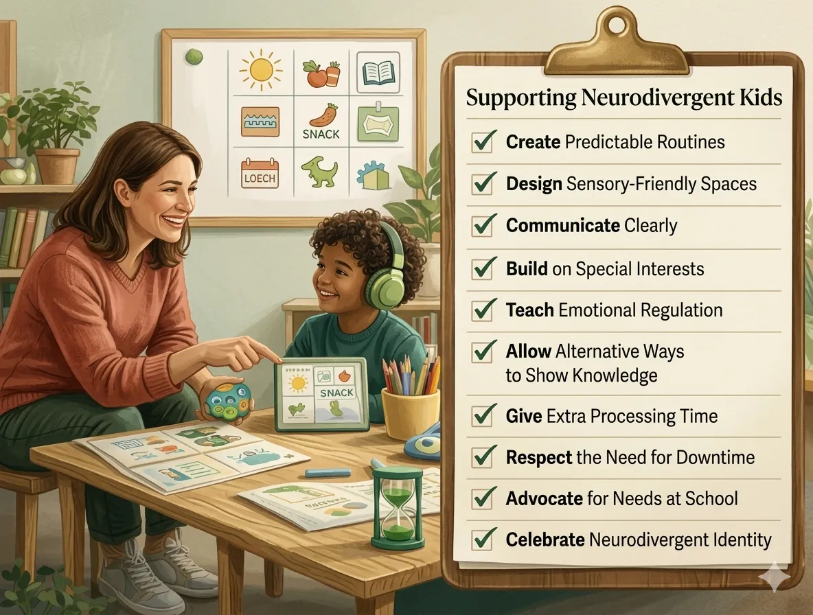 Predictable Routine Schools 10 Essential Tips for Supporting Neurodivergent Children | NeuroAware