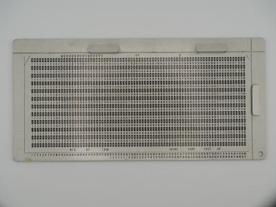 IBM 80-Column Punch Card Registration Gauge