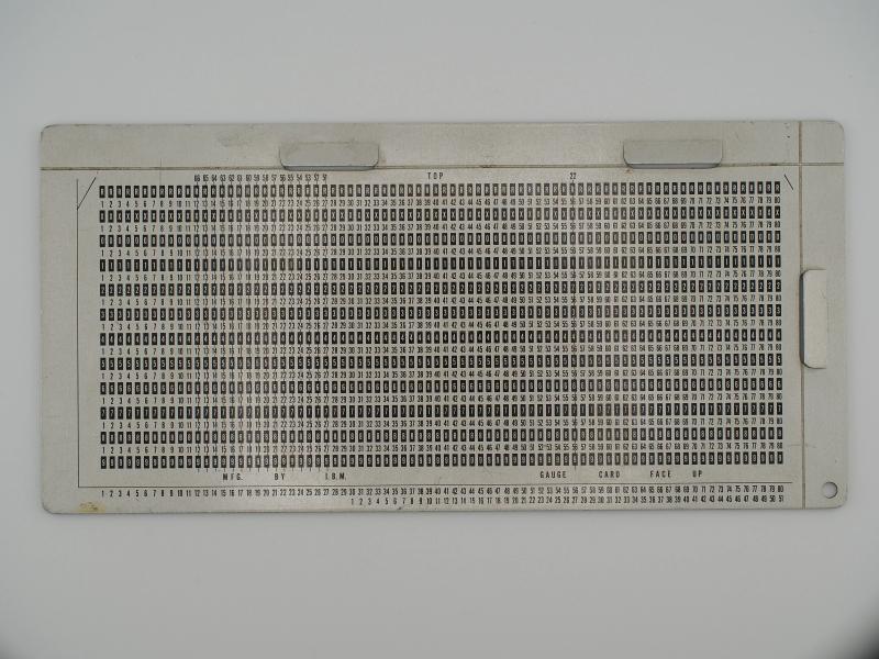 IBM 80-Column Punch Card Registration Gauge