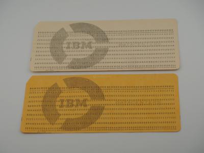 IBM 80-Column Punched Card (Form F19936)