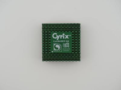 Cyrix Cx486DX2-66 (Green Heatsink)