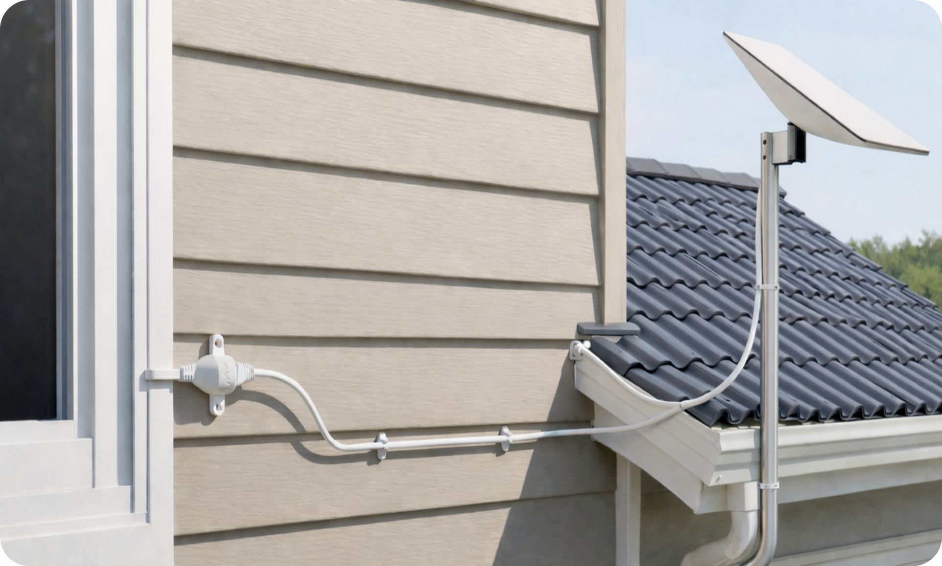 How to Run Ethernet Outside Without Drilling Holes