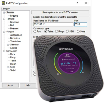 Band Locking the Nighthawk M1 with AT Commands