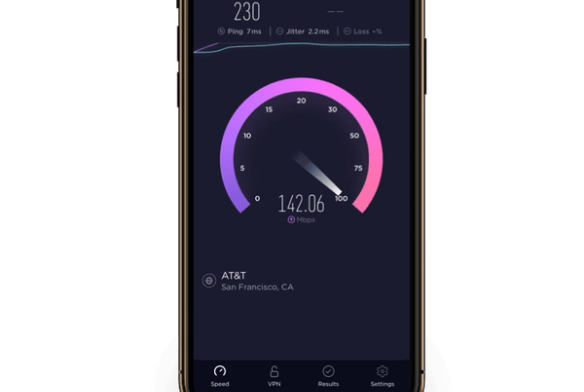 Phone Screen with a speed test