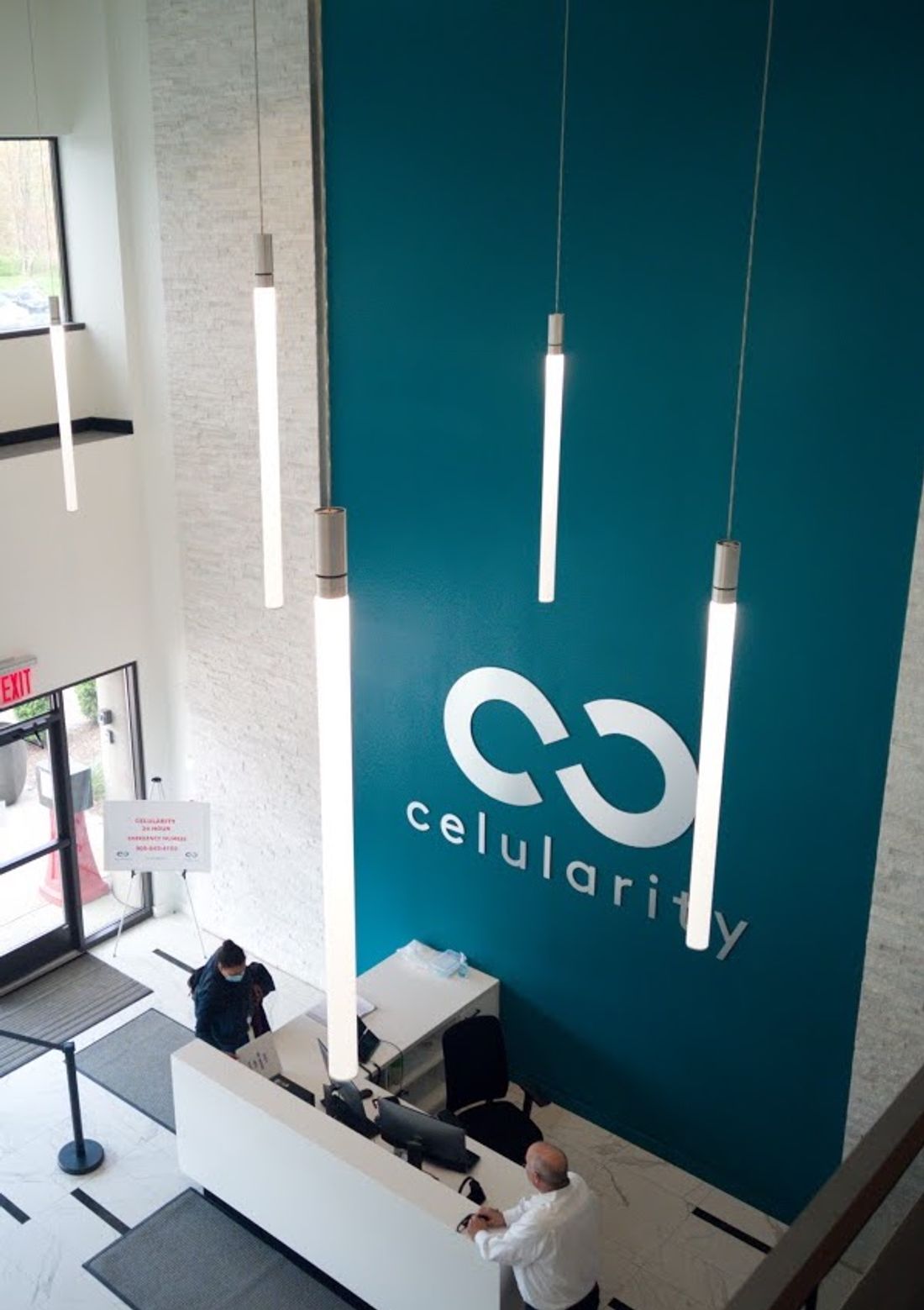Celularity reception area