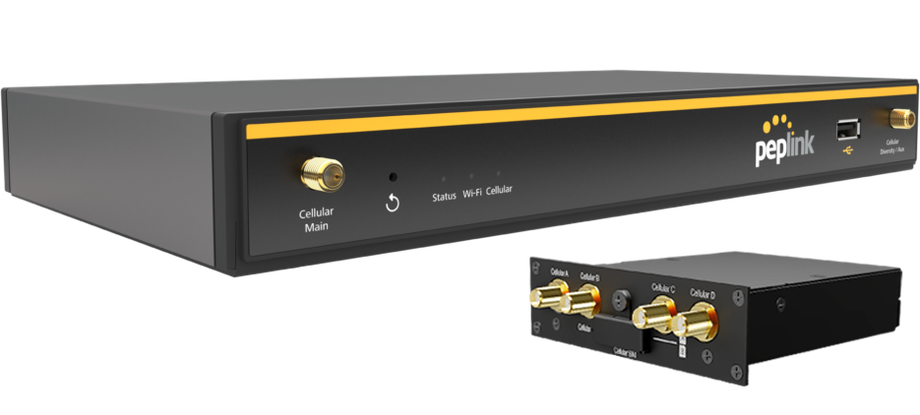 Peplink Balance 20X (CAT-7) and 5G FlexModule Mini (CAT-20)