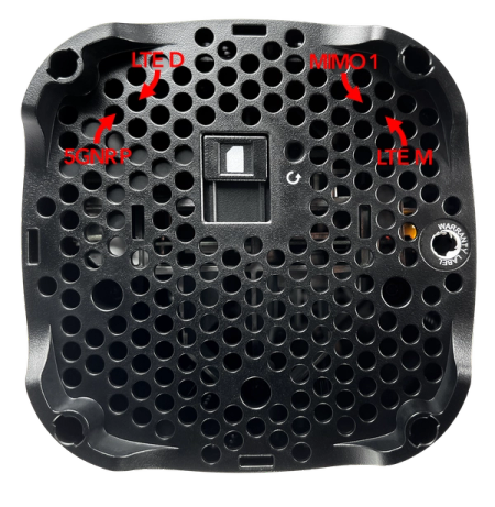 Route your pigtail adapters through the vent ports.