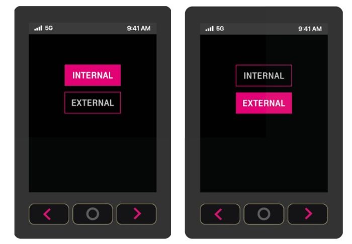 Antenna settings on the TMO-G4AR