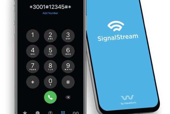 Phones showing Field Test Mode for iPhone and Android