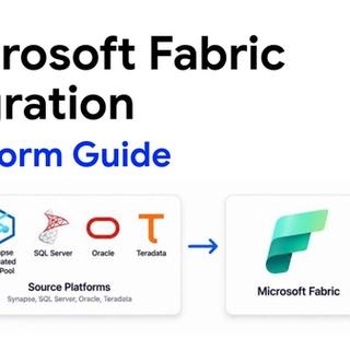 Four source platforms - Synapse, SQL Server, Oracle, Teradata converging into Microsoft Fabric