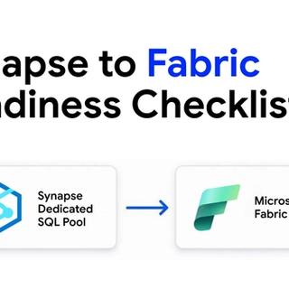 Diagram showing Synapse Dedicated SQL Pool assessed and planned for migration to Microsoft Fabric Warehouse and Lakehouse. 