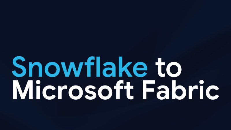 Snowflake to Microsoft Fabric work project cover
