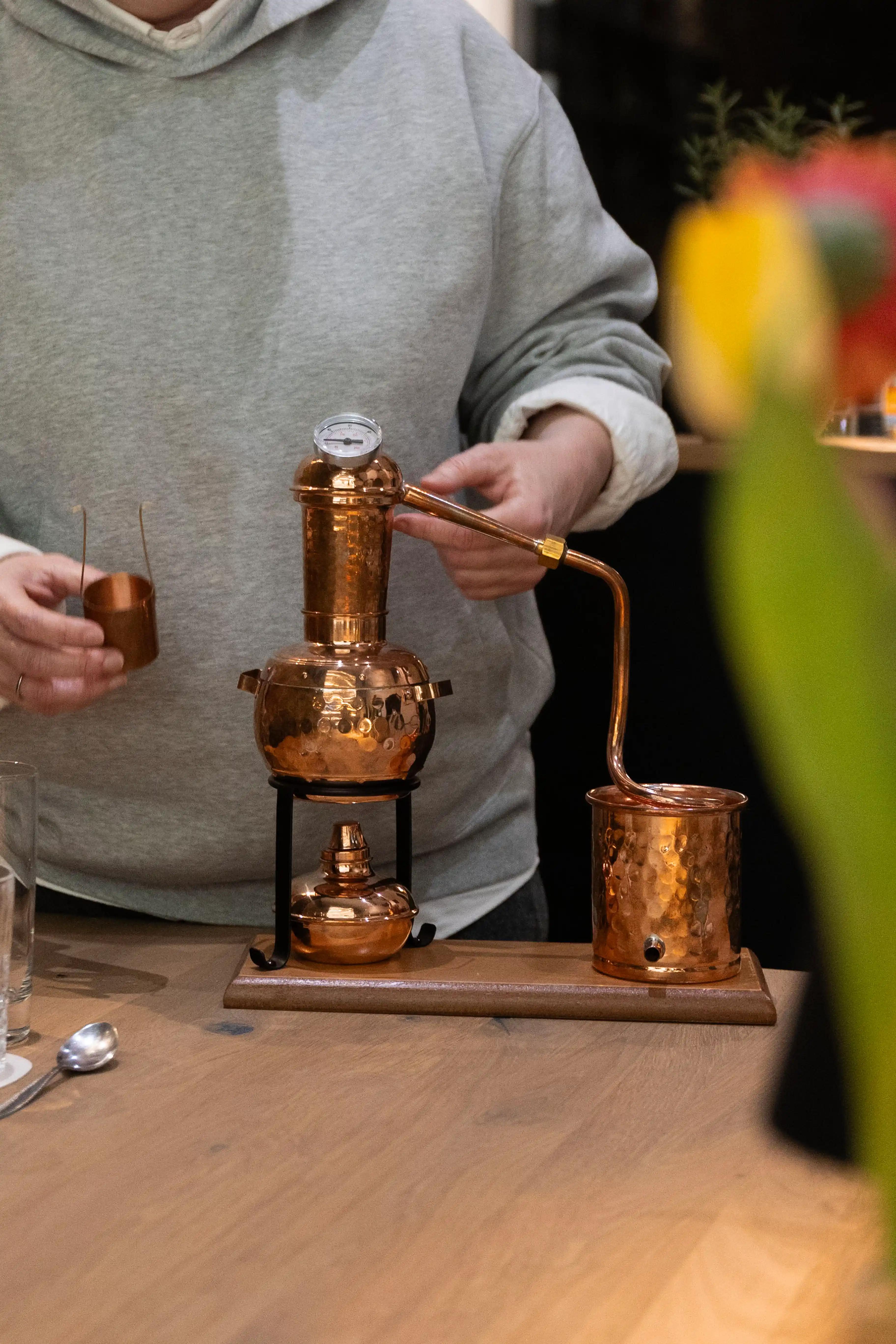 kleine Brennblase beim Tasting in Düsseldorf