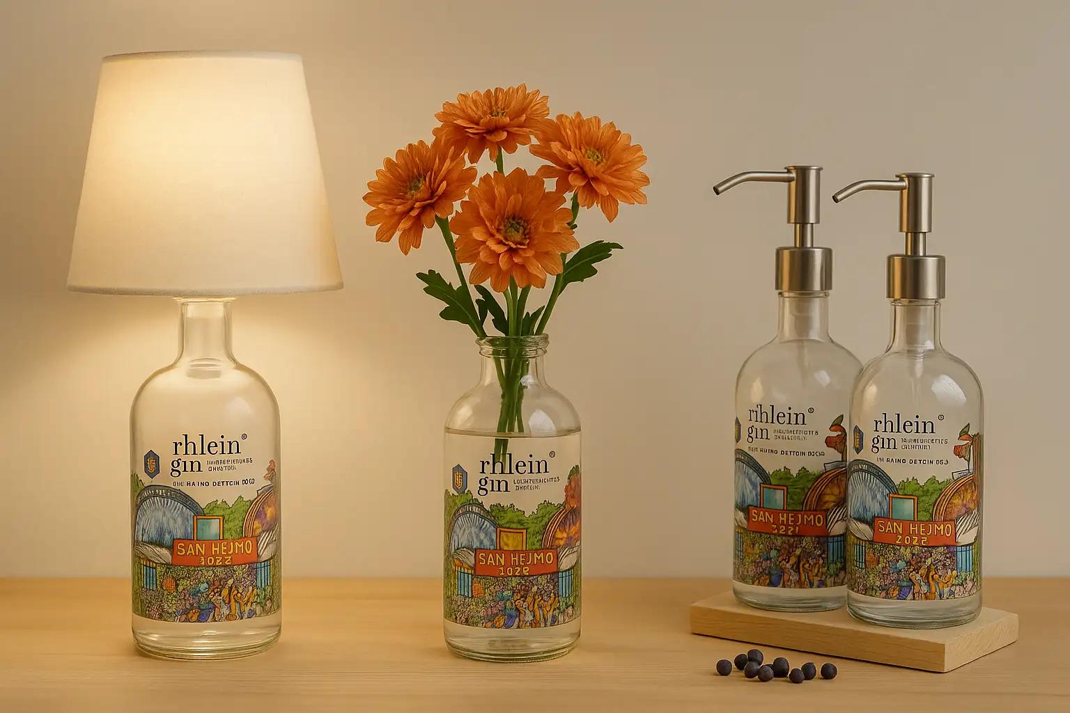 DIY mit leeren Ginflaschen – kreative Upcycling-Ideen