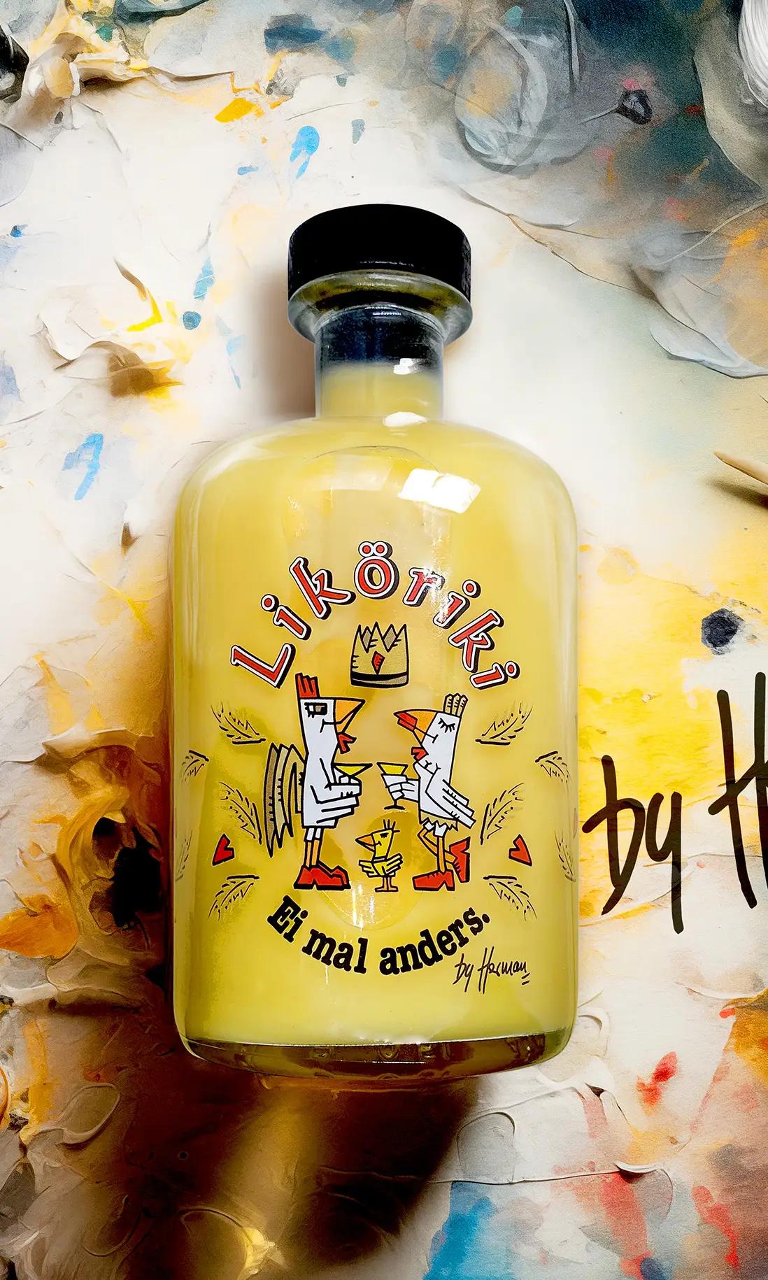 Eierlikör Liköriki vom Künstler aus Paderborn - perfekt für eggnog / Eierpunsch