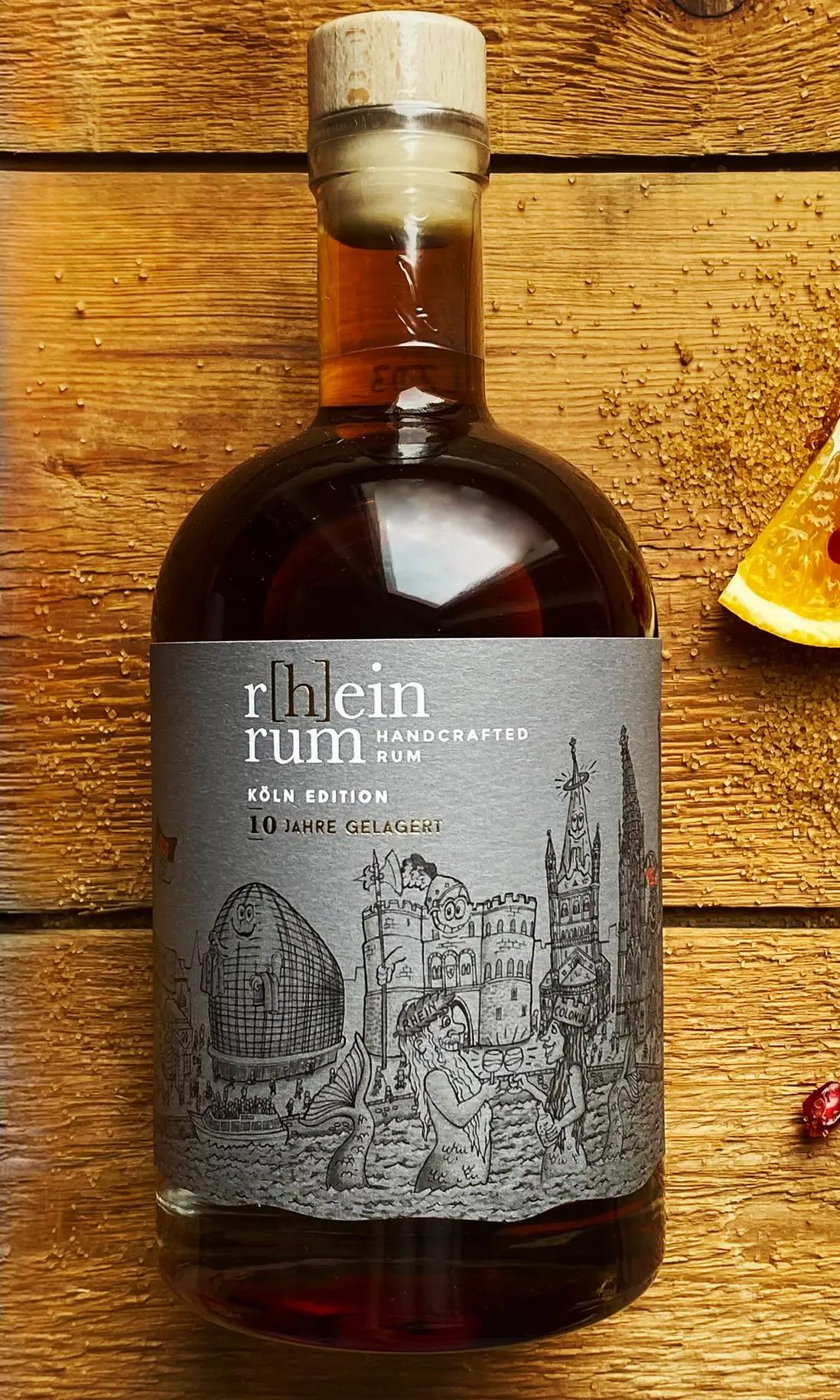 r[h]einrum - Rum für Köln mit Koelner Skyline als Geschenk