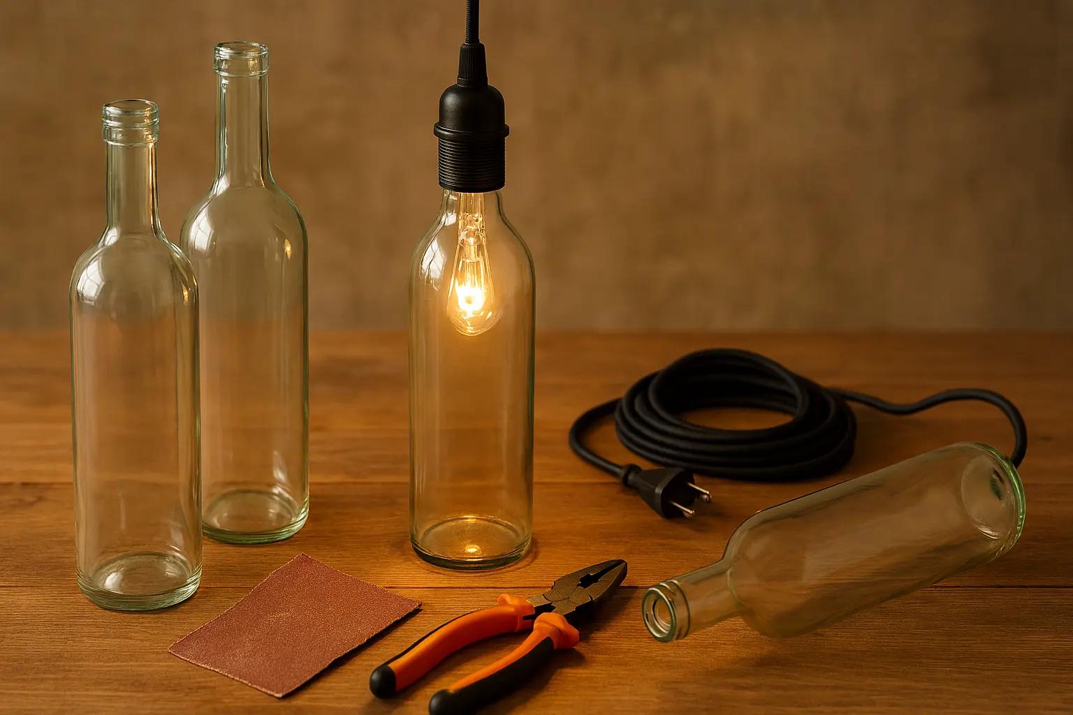 DIY mit leeren Spirituosenflaschen – kreative Upcycling-Ideen
