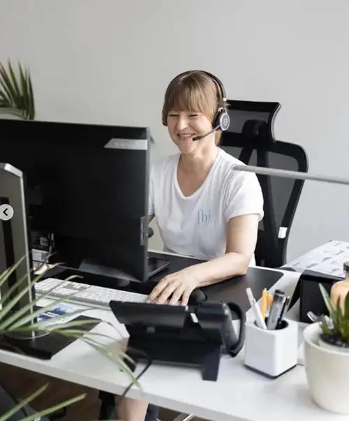 Frau Ingrid Lopin Vertrieb Assistentin, Lager und Logistik
