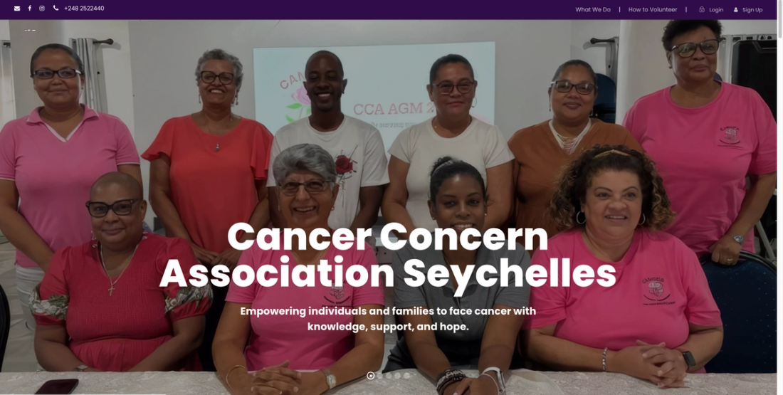 Cancer Concern Association Seychelles screenshot