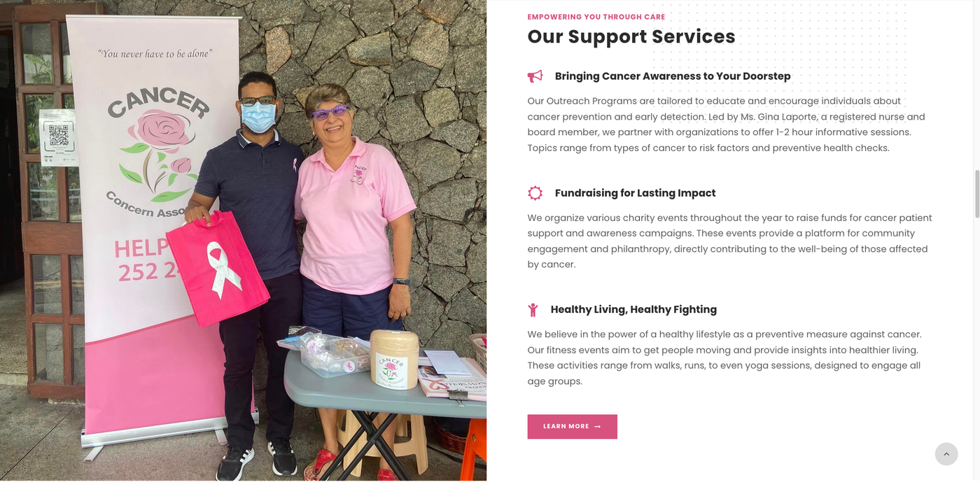 Cancer Concern Association Seychelles screenshot 2