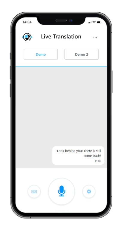 Live AI Translation in Cleaning Workx