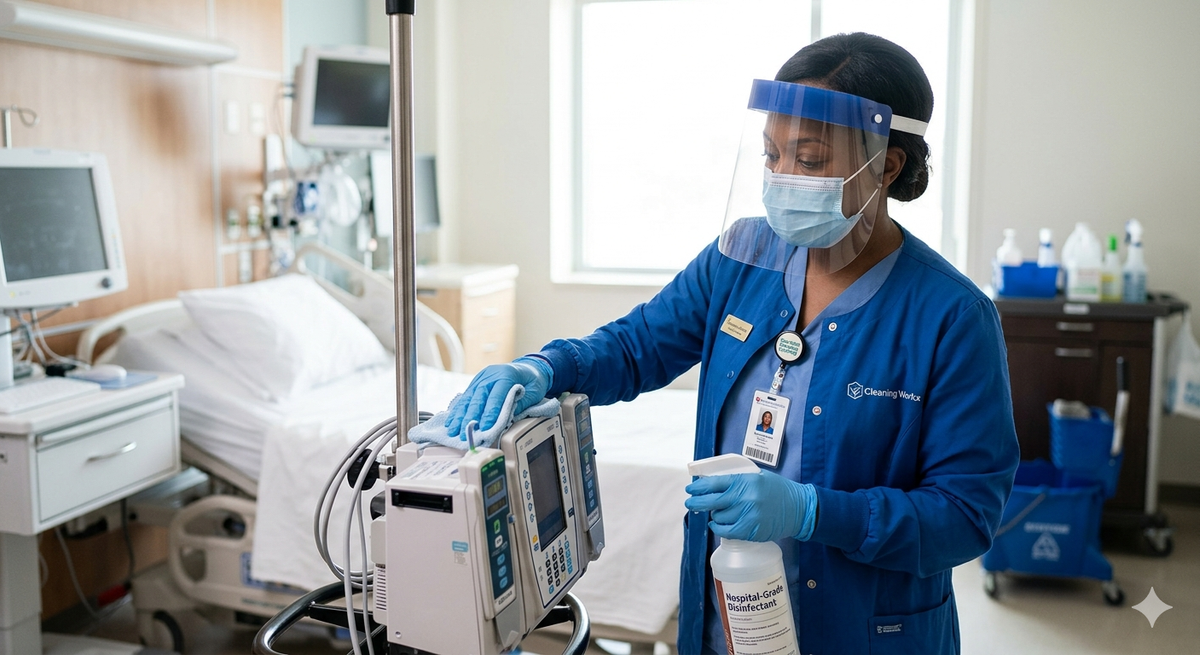 Healthcare EVS training for hospital cleaning and infection control