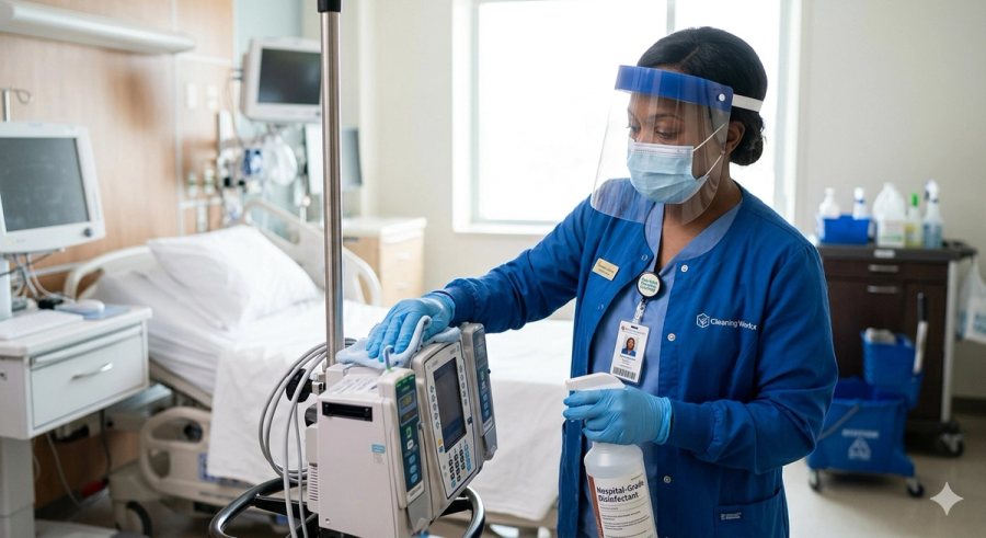Healthcare EVS training for hospital cleaning and infection control