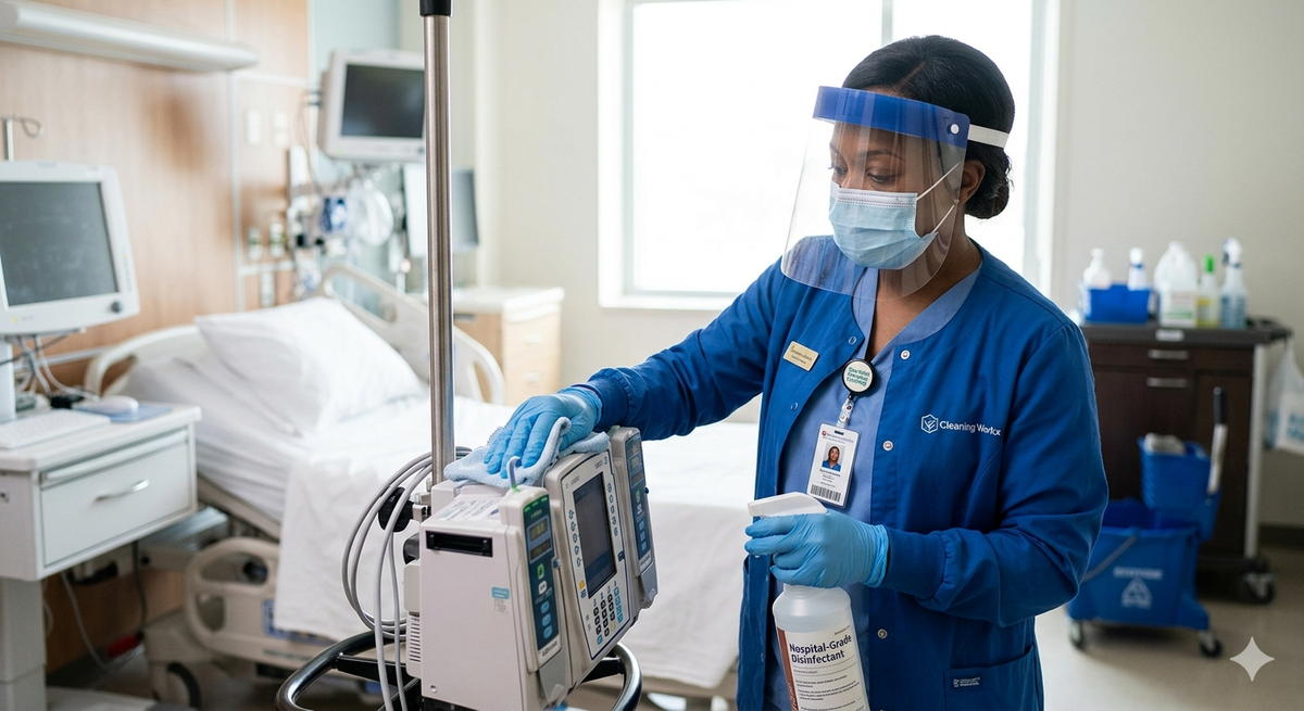 Healthcare EVS training for hospital cleaning and infection control
