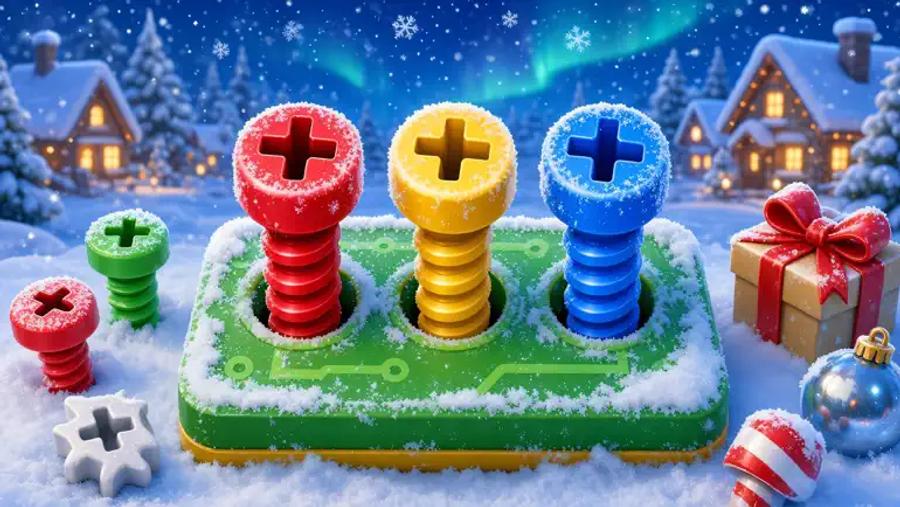 Vyzkoušet mobilní hru Circuit Sort: Šroubové puzzle