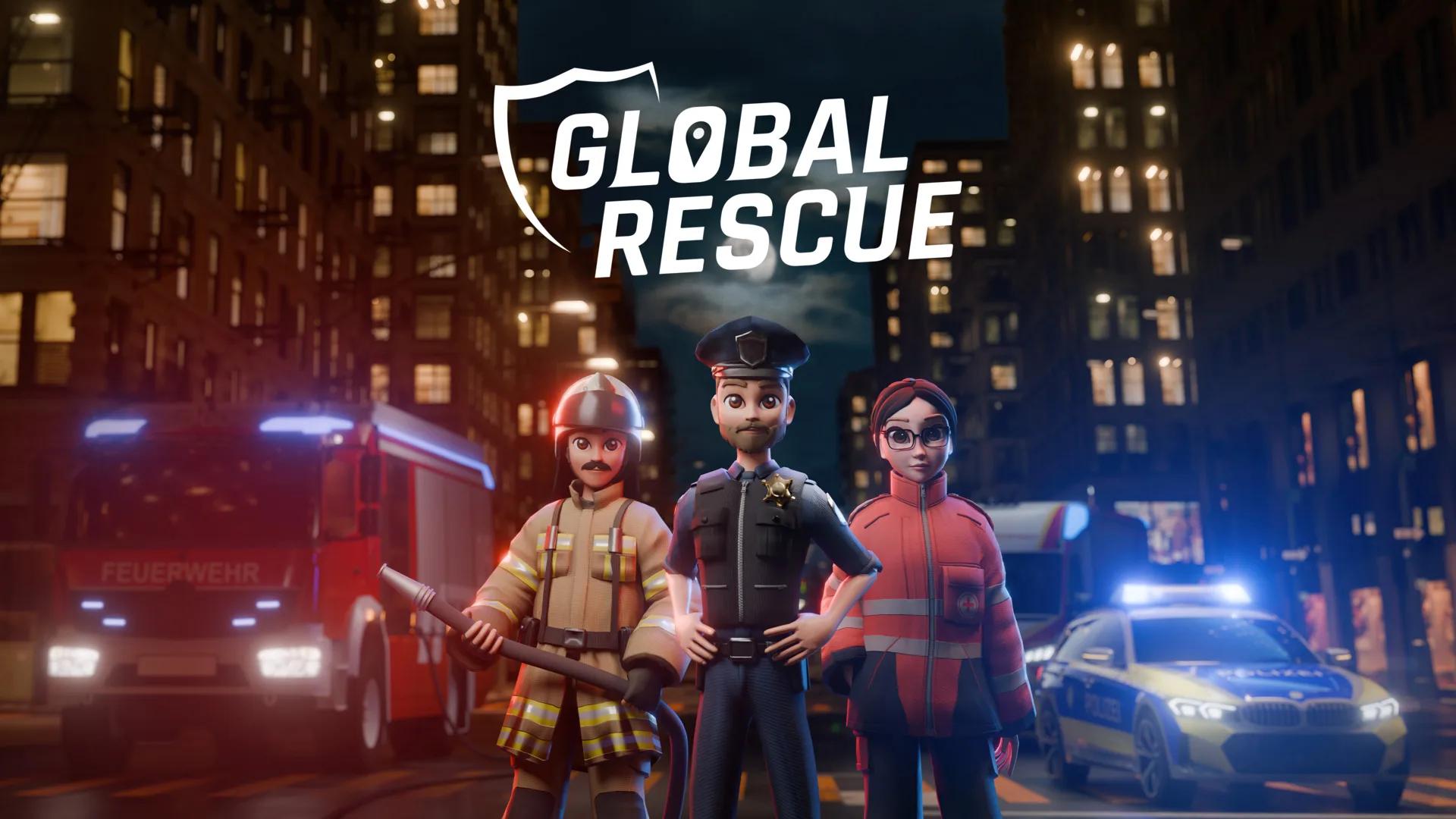 Global Rescue: Nová manažerská hra, kde velíte hasičům a policii v reálných mapách