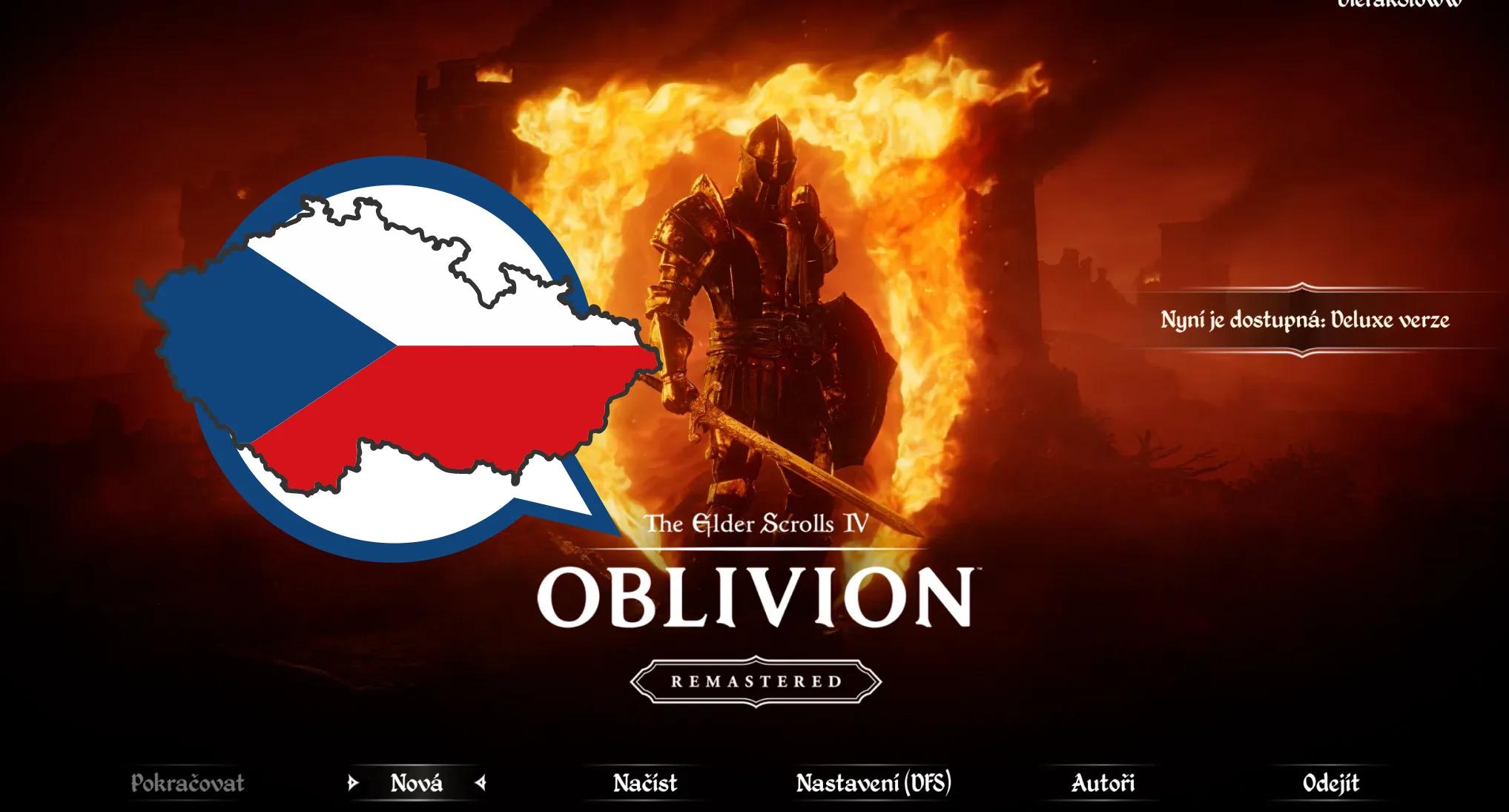 TES IV Oblivion Remastered čeština