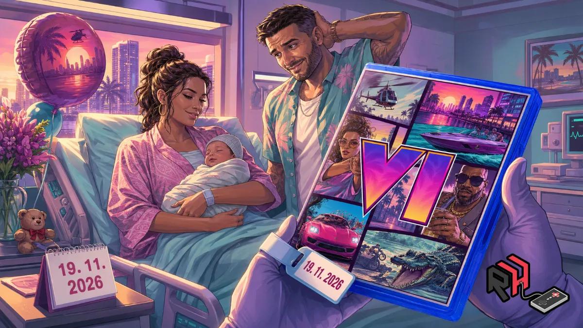 GTA 6 můžete dostat zdarma! Musí se vám ale narodit dítě v den vydání 😁